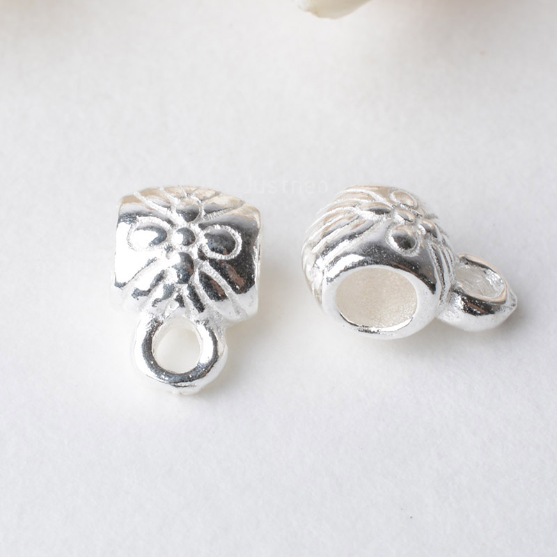Sterling Silver Ring - Соединитель из серебряных бусин с замкнутым