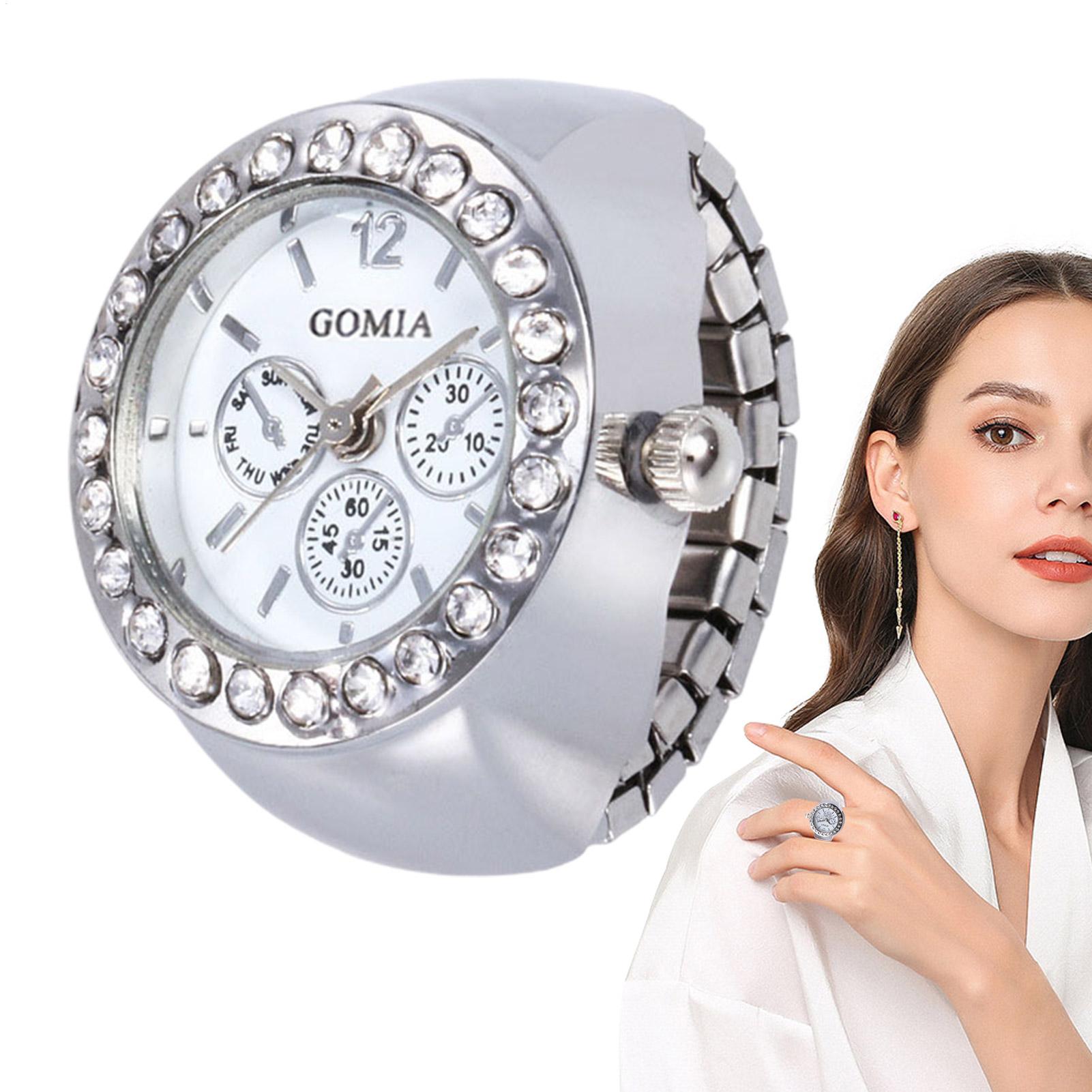 Vintage Jewelry Watches Women - Кольцо-часы для женщин, винтажные кварцевые часы-кольцо,