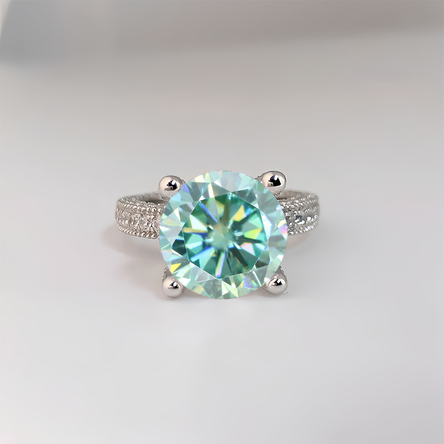 Кольца с настоящим муассанитом – обзор и цена Sterling Silver Ring