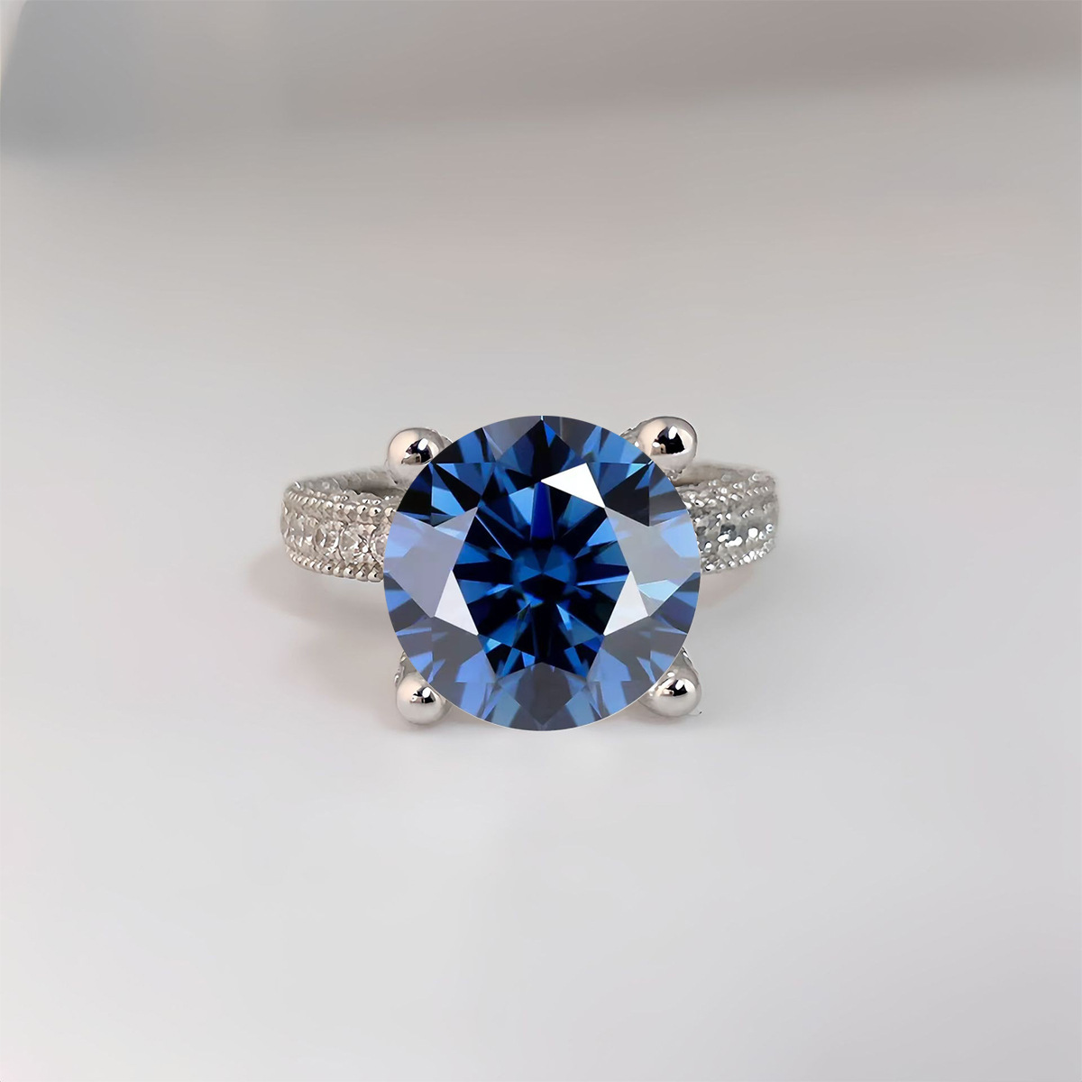 Кольца с настоящим муассанитом – обзор и цена Sterling Silver Ring