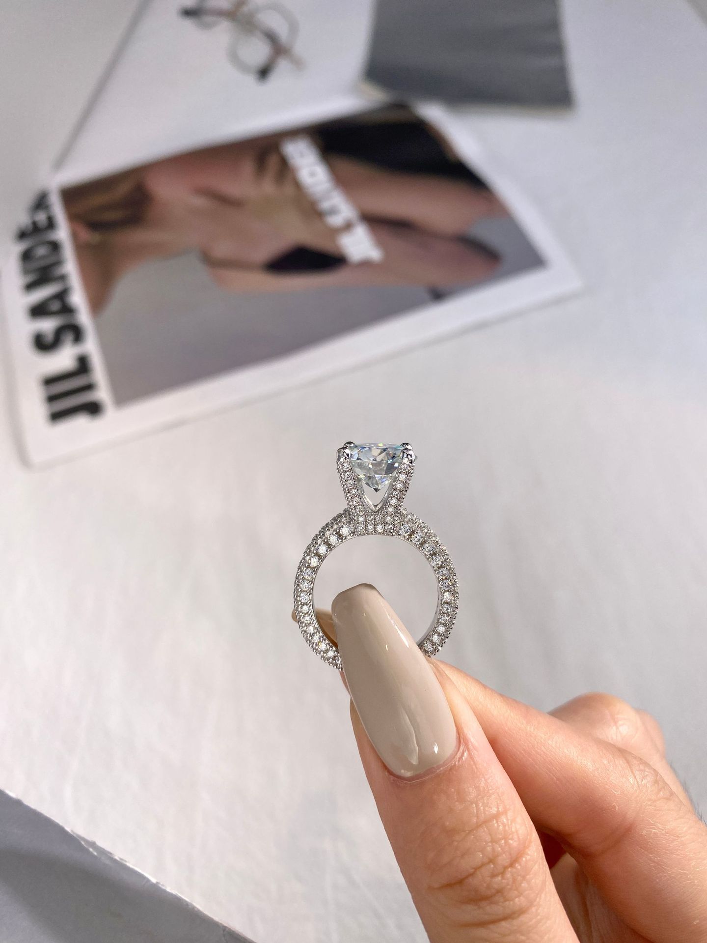 Кольца с настоящим муассанитом – обзор и цена Sterling Silver Ring