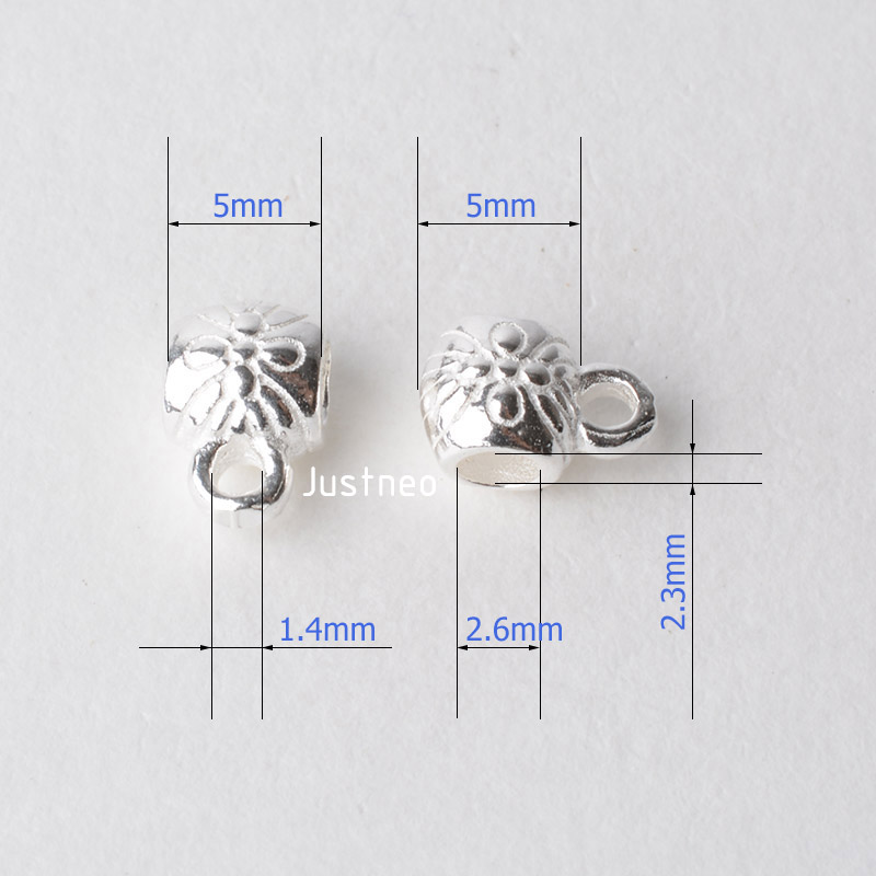 Соединитель из серебряных буси – обзор и цена Sterling Silver Ring