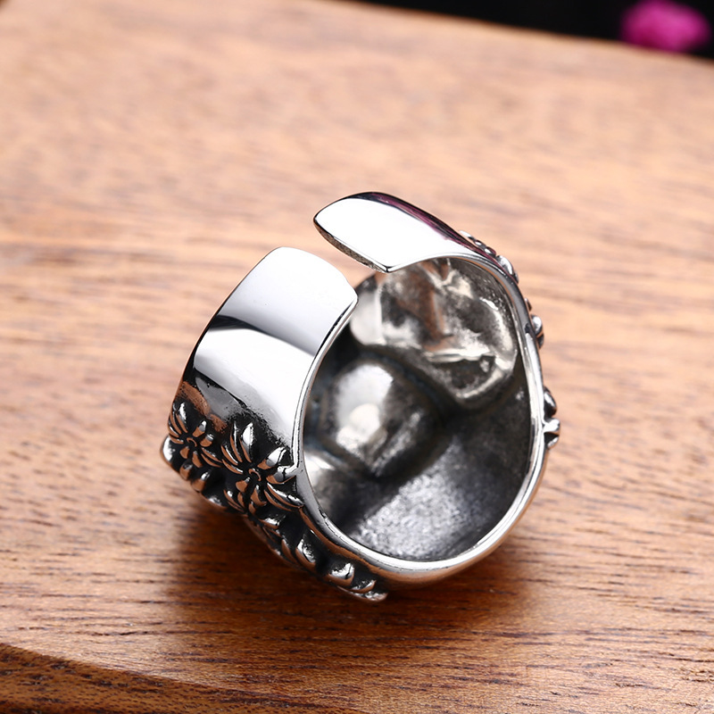 Кольцо с черепом из серебра 92 – обзор и цена Sterling Silver Ring