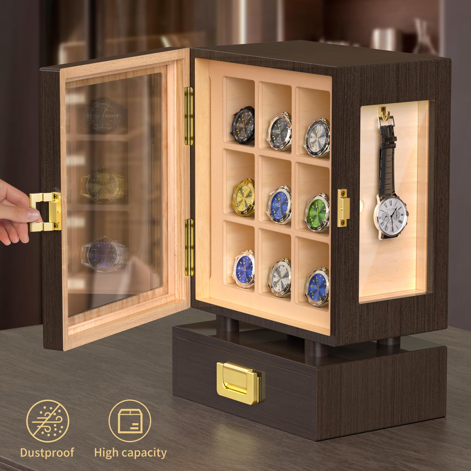 Прямоугольная деревянная короб – обзор и цена Watches & Jewelry Lvmh