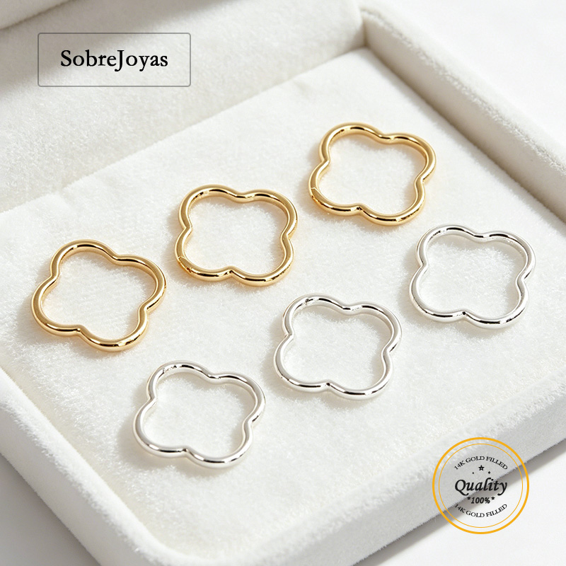 Кольцо-коннектор «Четырехлистн – обзор и цена Sterling Silver Ring